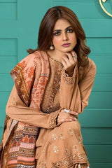 Mulberry Luxury Embroidered Slub By Rashid Textile