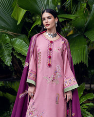 Hemline Symphony Unstitched Karandi Collection By Mushq 25