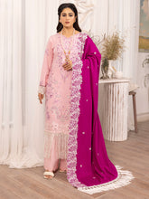 Raabi Orchid Luxury Embroidered Shawl Collection
