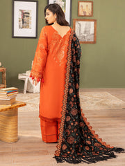 Raabi Orchid Luxury Embroidered Shawl Collection