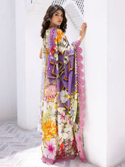Roheenaz Printed Lawn Collection 24 Orchid Oasis