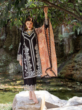 DAHLIA UNSTITCHED EMBROIDERED LAWN