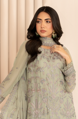 Zarif Thread Work Luxury Embroidered Chiffon Collection (04)