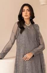 Zarif Thread Work Luxury Embroidered Chiffon Collection (05)