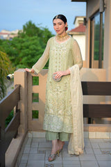 Aura Hand Crafted Luxury Chiffon By Manahil Lakhani