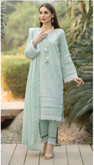 Adan Libas Fuchsia Chikankari