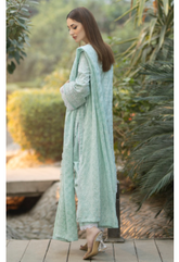 Adan Libas Fuchsia Chikankari