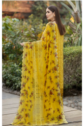 Adan Libas Fuchsia Chikankari