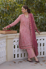 Zaha Luxury Embroidered Winter Collection ZW-08