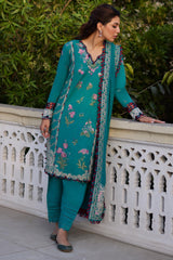 Zaha Luxury Embroidered Winter Collection ZW-13
