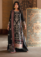 Shades Of Winter by Florent Unstitched Marina Twill Embroidered Suits 3 Piece FL25SW FL-6B - Winter Collection