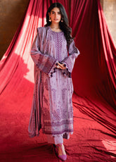 Shades Of Winter by Florent Unstitched Marina Twill Embroidered Suits 3 Piece FL25SW FL-5A - Winter Collection