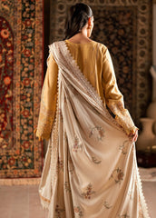 Shades Of Winter by Florent Unstitched Marina Twill Embroidered Suits 3 Piece FL25SW FL-5B - Winter Collection