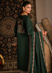 Shades Of Winter by Florent Unstitched Marina Twill Embroidered Suits 3 Piece FL25SW FL-7B - Winter Collection