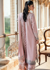 Shades Of Winter by Florent Unstitched Marina Twill Embroidered Suits 3 Piece FL25SW FL-8B - Winter Collection