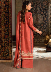 Shades Of Winter by Florent Unstitched Marina Twill Embroidered Suits 3 Piece FL25SW FL-2A - Winter Collection