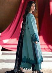 Shades Of Winter by Florent Unstitched Marina Twill Embroidered Suits 3 Piece FL25SW FL-2B - Winter Collection