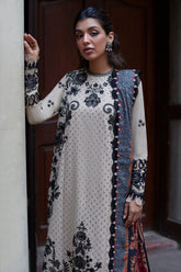 Zaha Luxury Embroidered Winter Collection ZW-12