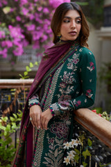 Zaha Luxury Embroidered Winter Collection ZW-14