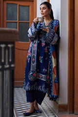 Zaha Luxury Embroidered Winter Collection ZW-01