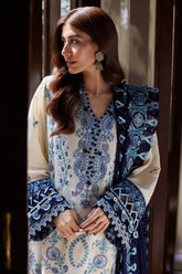 Zaha Luxury Embroidered Winter Collection ZW-07