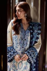 Zaha Luxury Embroidered Winter Collection ZW-07