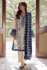 Zaha Luxury Embroidered Winter Collection ZW-07