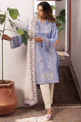 Zaha Embroidered Lawn Collection 24' (15B)