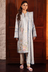 Zaha Embroidered Lawn Collection 24' (1B)