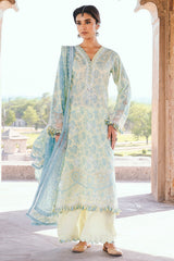 Zellbury Unstitched Chikankari Lawn 25
