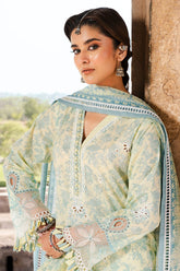 Zellbury Unstitched Chikankari Lawn 25