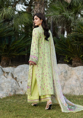 ELAF CHIKANKARI PRINTS WITH CHIFFON DUPATTA 2026