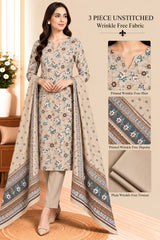 3 Piece Unstitched Wrinkle Free Fabric
