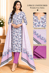 3 Piece Unstitched Wrinkle Free Fabric
