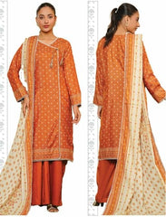 Khaadi 3 Piece Unstitched Printed Lawn