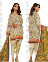 Khaadi 3 Piece Unstitched Printed Lawn