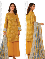 Khaadi 3 Piece Unstitched Printed Lawn