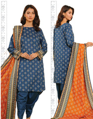 Khaadi 3 Piece Unstitched Printed Lawn