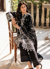 Bahar Embroidered Lawn'25 By Farasha