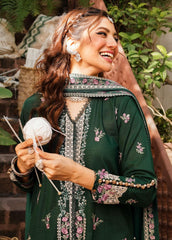 Elaf Premium Luxury Embroidered Winter Collection 1B