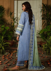 Elaf Premium Luxury Embroidered Winter Collection 4B