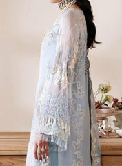 Size Chart Muse By Serene Luxury Chiffon 3 Piece Unstitched Suit S24M S-1078 GLACE