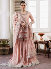 Muse By Serene Luxury Chiffon 3 Piece Unstitched Suit S24M S-1080 ROSEE
