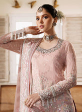 Muse By Serene Luxury Chiffon 3 Piece Unstitched Suit S24M S-1080 ROSEE