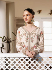 Muse By Serene Luxury Chiffon 3 Piece Unstitched Suit S24M S-1081 PERLE