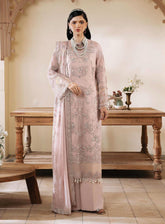 Muse By Serene Luxury Chiffon 3 Piece Unstitched Suit S24M S-1084 CRISTAL