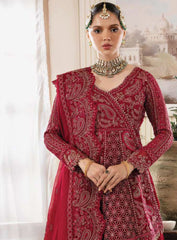 Muse By Serene Luxury Chiffon 3 Piece Unstitched Suit S24M S-1085 CHERIE