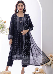 Regalia Salina Black & White Printed Lawn Collection