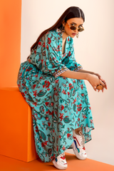 Jahanara Coral linen