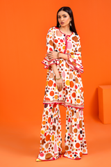 Jahanara Coral linen